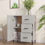  Komoda betonsko siva 69,5x34x90 cm inženirski les, (20601136) | Shoptok.si