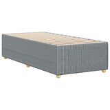  Okvir za krevet bez madraca svjetlosivi 80x200 cm od tkanine | shoptok.hr