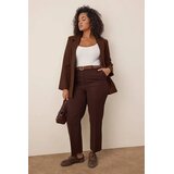 Trendyol Ženske pantalone Tbbaw26Ar00015, Smeđe | Eponuda.com