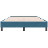 Box spring postelja brez vzmetnico temno modra 120x220 cm žamet, (21791671) | Shoptok.si