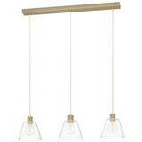 Eglo Viseća lampa COPLEY 3xE27 90 cm zlatna/staklo 43634 u