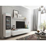 P & B Dnevni Regal Vera, Bela, Visoki Sijaj, 3-Delno, Led | Shoptok.si