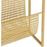 vidaXL stalak za časopise zlatni 35 x 15 x 45 cm čelični | shoptok.hr