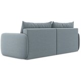 Makamii Modra žametna raztegljiva/s prostorom za shranjevanje sedežna garnitura 238 cm Kalena – | Shoptok.si