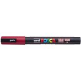 Marker Uni pc-3m Posca tamno crveni | Shoptok.si