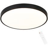 Nettlife zatemnljiva LED stropna svetilka z daljinskim upravljalnikom 36W kopalniška svetilka črne barve IP44 vodoodporna ravna 37 cm okrogla, (22111128) | Shoptok.si