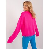 BADU Sweater-BA-SW-0559.26-fluo pink | Shoptok.si