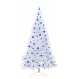  Umjetno božićno drvce s stalakom Bijelo 180 cm PVC i čelik | shoptok.hr