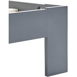  Okvir za krevet od masivne borovine sivi 100 x 200 cm | shoptok.hr