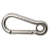 Kong carbine hook stainless steel AISI316 key-lock with thimble 11 mm