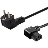 Savio Power cable Schuko (M) angled – IEC C13, 1.2 m CL-115 Savio Power cable Schuko (M) angled – IEC C13, 1.2 m CL-115 Slike