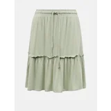 Pieces Light Green Skirt Neora - Women