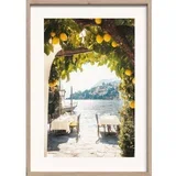 Tiskana slika s okvirom 50x70 cm Lemon View –