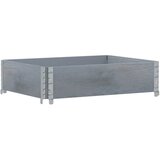  Okvir za palete sivi 80 x 60 cm od masivne borovine | shoptok.hr