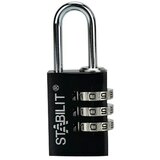 STABILIT Lokot sa šifrom ZA-20 S (Širina: 21 mm, Aluminij, Crne boje) Cijene