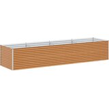  Povišena gredica - Vrtna gredica 390 x 100 x 68 cm Cinkani čelik | shoptok.hr