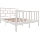  Posteljni okvir bel iz borovine 140x190 cm, (20643145) | Shoptok.si