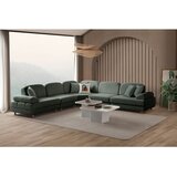 Atelier Del Sofa Aries Modular L ugaona garnitura na razvlačenje 315 × 315 cm, zelena | Eponuda.com