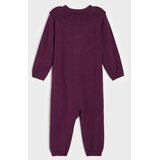 Sinsay Pamučna jednodijelna pidžama za bebe s volanom i ažurnim uzorkom | shoptok.hr