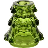 Mondex Svečnik steklo Santa Lila 7x7,5cm zelena 1kos, (5000349983) Cene