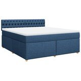  Krevet s oprugama i madracem plavi 180x200 cm od tkanine | shoptok.hr