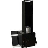  Kuhinjska napa 60 cm jeklo in kaljeno steklo črna, (20769666) | Shoptok.si