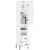  Visoka komoda bijeli 34,5x34x180 cm od konstruiranog drva | shoptok.hr