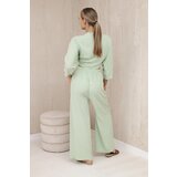 Kesi Włoski Women's set blouse with ties + trousers - mint | Eponuda.ba