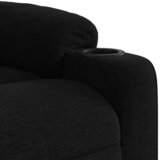  Naslonjač od tkanine crni | shoptok.hr