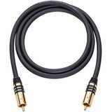  Cinch audio priključni kabel [1x muški cinch konektor - 1x muški cinch konektor] 1.00 m crna pozlaćeni kontakti Oehlbach | Eponuda.ba