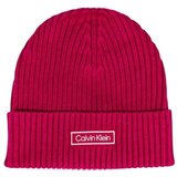 Calvin Klein Jeans Kape PATCH CHUNKY RIB COTTON BEANIE LV04D8053G Rdeča Cene