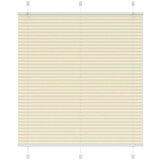 vidaXL Plisirana roleta krem 115x100 cm širina tkanine 114,4 cm | shoptok.hr