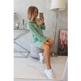 Kesi Hooded dress with a hood dark mint | shoptok.hr