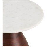 House Nordic Okrogla stranska mizica z marmorno mizno ploščo ø 40 cm Heide – | Shoptok.si