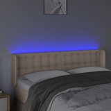  LED uzglavlje boja cappuccina 147x16x78/88 cm od umjetne kože | Eponuda.ba