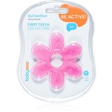 BabyOno Be Active Gel Teether grizalo Flower Pink 1 kos Cene
