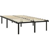  Posteljni okvir črn kovinski 160x200 cm, (20606467) | Shoptok.si