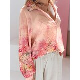 DStreet Koszula damska oversize w kwiaty KWIACYNTA różowa | Shoptok.si