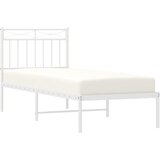 Metalni okvir za krevet s uzglavljem bijeli 80x200 cm | Eponuda.ba