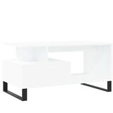  Stolić za kavu bijeli 90 x 49 x 45 cm od konstruiranog drva | shoptok.hr