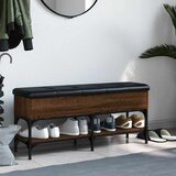  Klupa za cipele smeđa boja hrasta 102x32x45cm konstruirano drvo | Eponuda.com