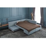  Manama corner sofa bed right - light blue light blue corner sofa-bed | Eponuda.com