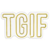 WALLXPERT Dekorativna plastična LED rasveta TGIF Yellow | ePonuda.com