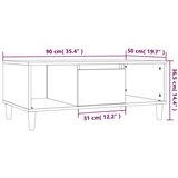  Stolić za kavu crni 90 x 50 x 36 5 cm od konstruiranog drva | shoptok.hr