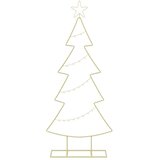  Metalno božićno drvce sa stalkom KUOPIO 125 cm Čelik Zlatno - 125 cm Zlatno | shoptok.hr