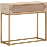  Konzolni stol 90 x 30 x 76 cm od masivnog drva manga i željeza | Eponuda.ba