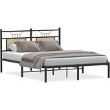  Posteljni okvir brez vzmetnice hrast 137x190 cm inženirski les, (21829054) | Shoptok.si