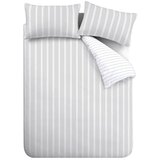 Bianca Siva pamučna posteljina za krevet za jednu osobu 135x200 cm Ashford Stripe – | shoptok.hr