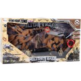 Lean_Toys Vojaški set Vojaški tank Jet Vojaki Zvok Luči | Shoptok.si