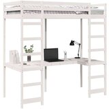  Krevet na kat Bijelo 80 x 200 cm Čvrsto borovo drvo | shoptok.hr